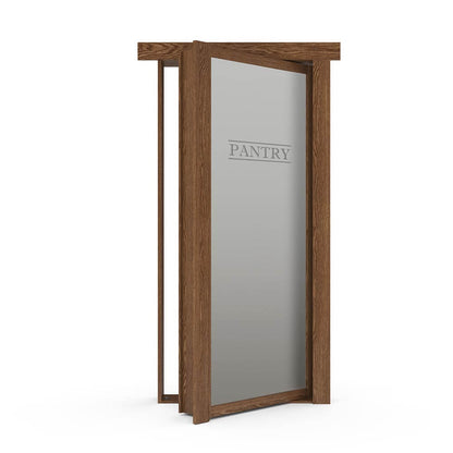 Hidden Flush Mount Oak Pantry Door - Tampa Home & Garden Store