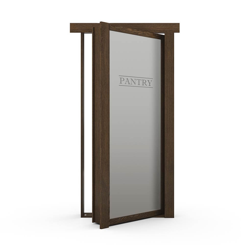 Hidden Flush Mount Oak Pantry Door - Tampa Home & Garden Store
