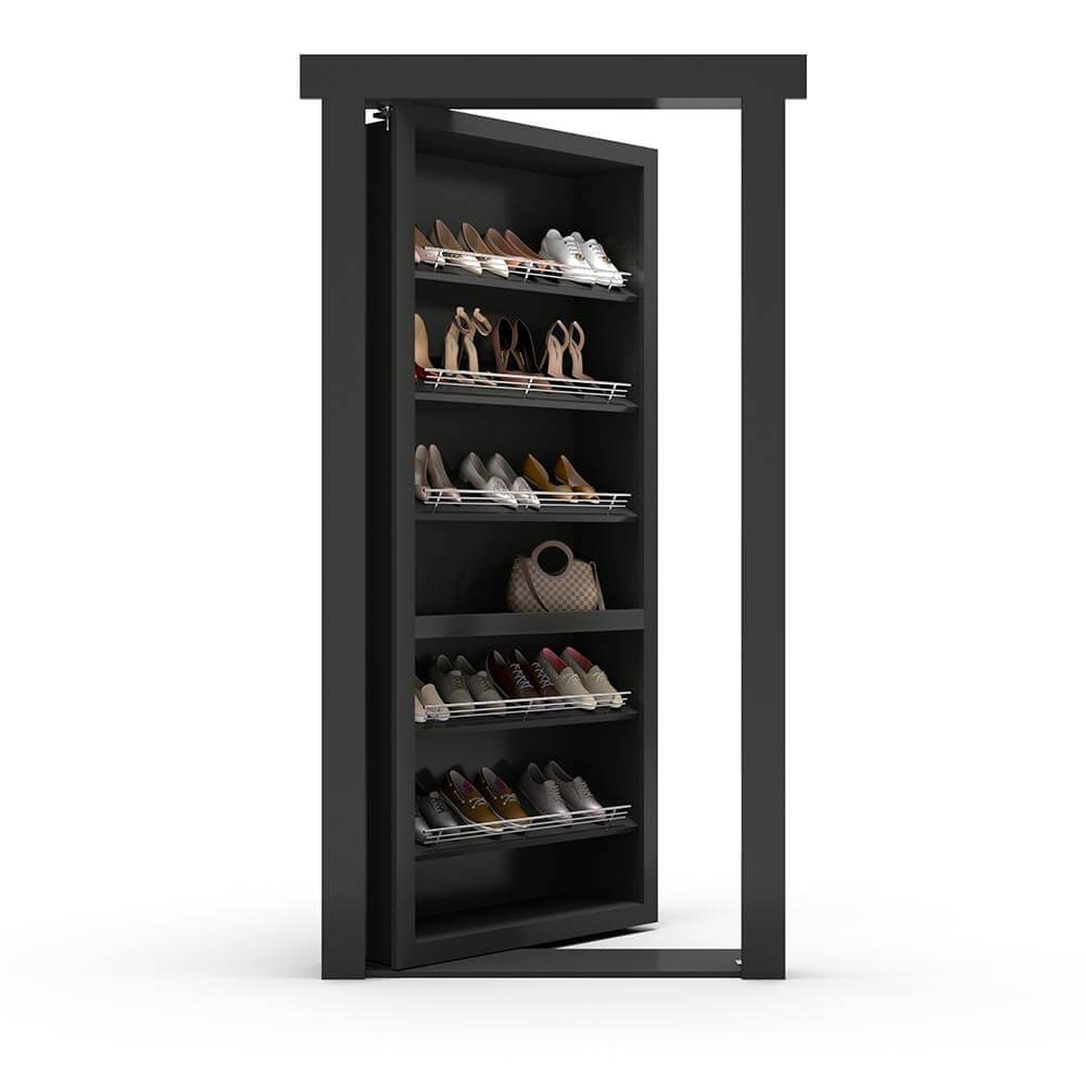 Hidden Flush Mount Paint Grade Shoe Rack Door - Tampa Home & Garden Store