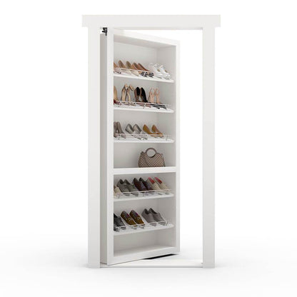 Hidden Flush Mount Paint Grade Shoe Rack Door - Tampa Home & Garden Store