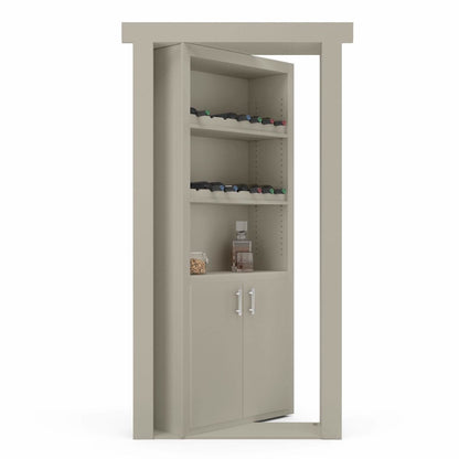 Hidden Flush Mount Paint Grade Wine Rack Door - Tampa Home & Garden Store