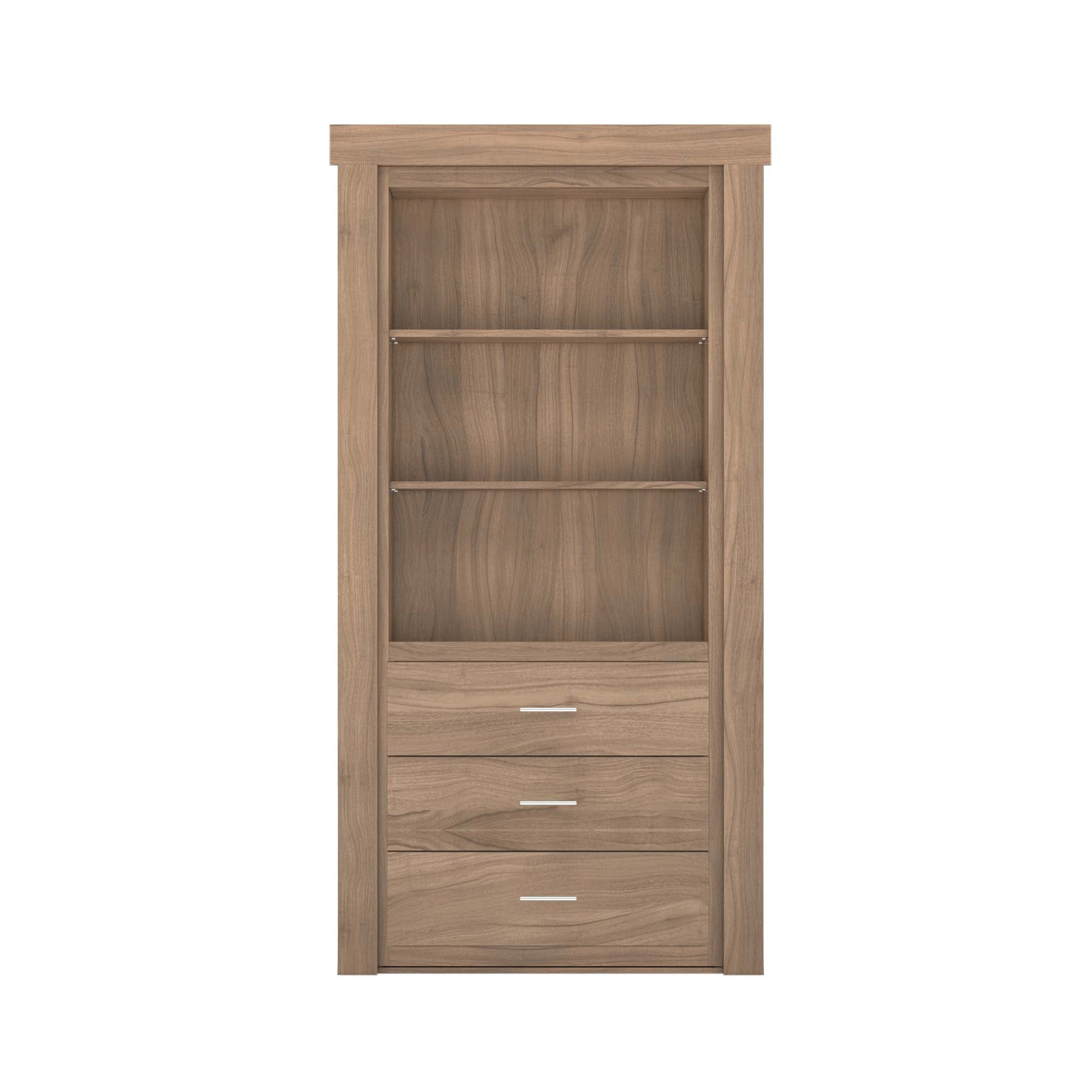Hidden Flush Mount Walnut Dresser Door - Tampa Home & Garden Store