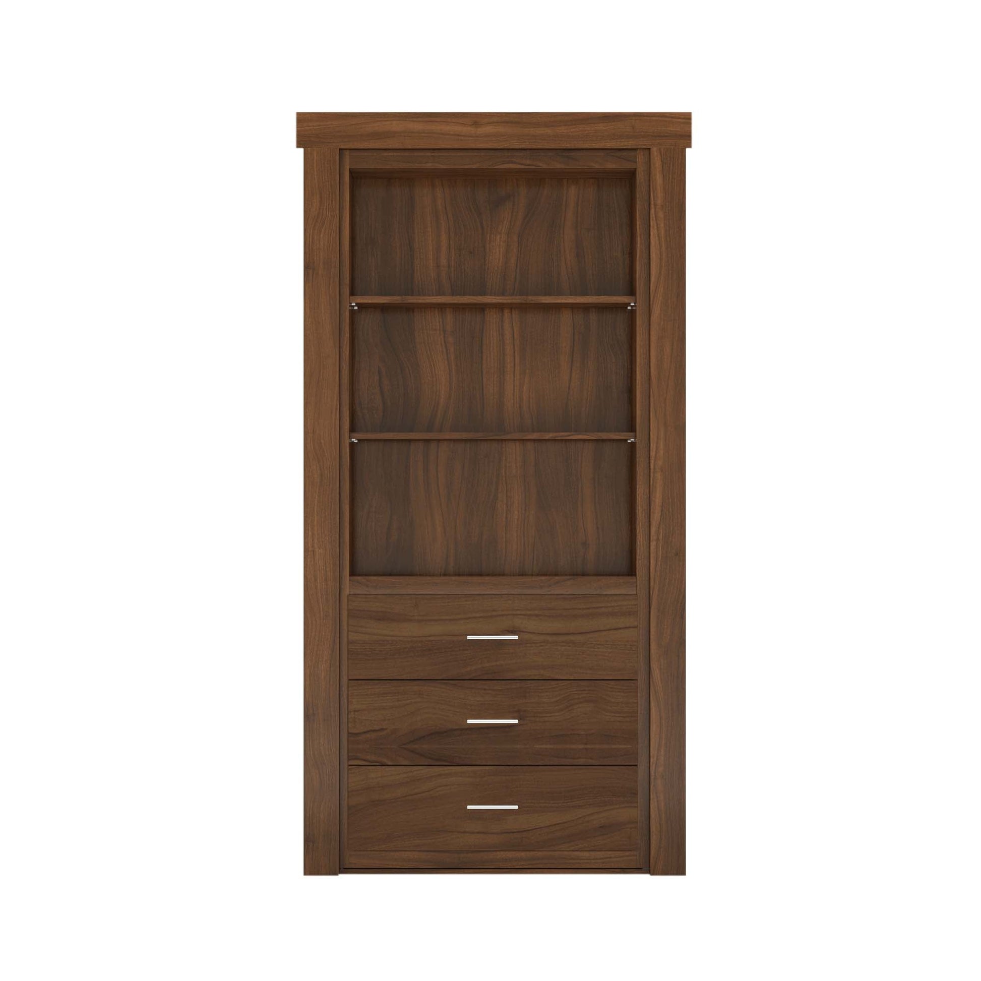 Hidden Flush Mount Walnut Dresser Door - Tampa Home & Garden Store