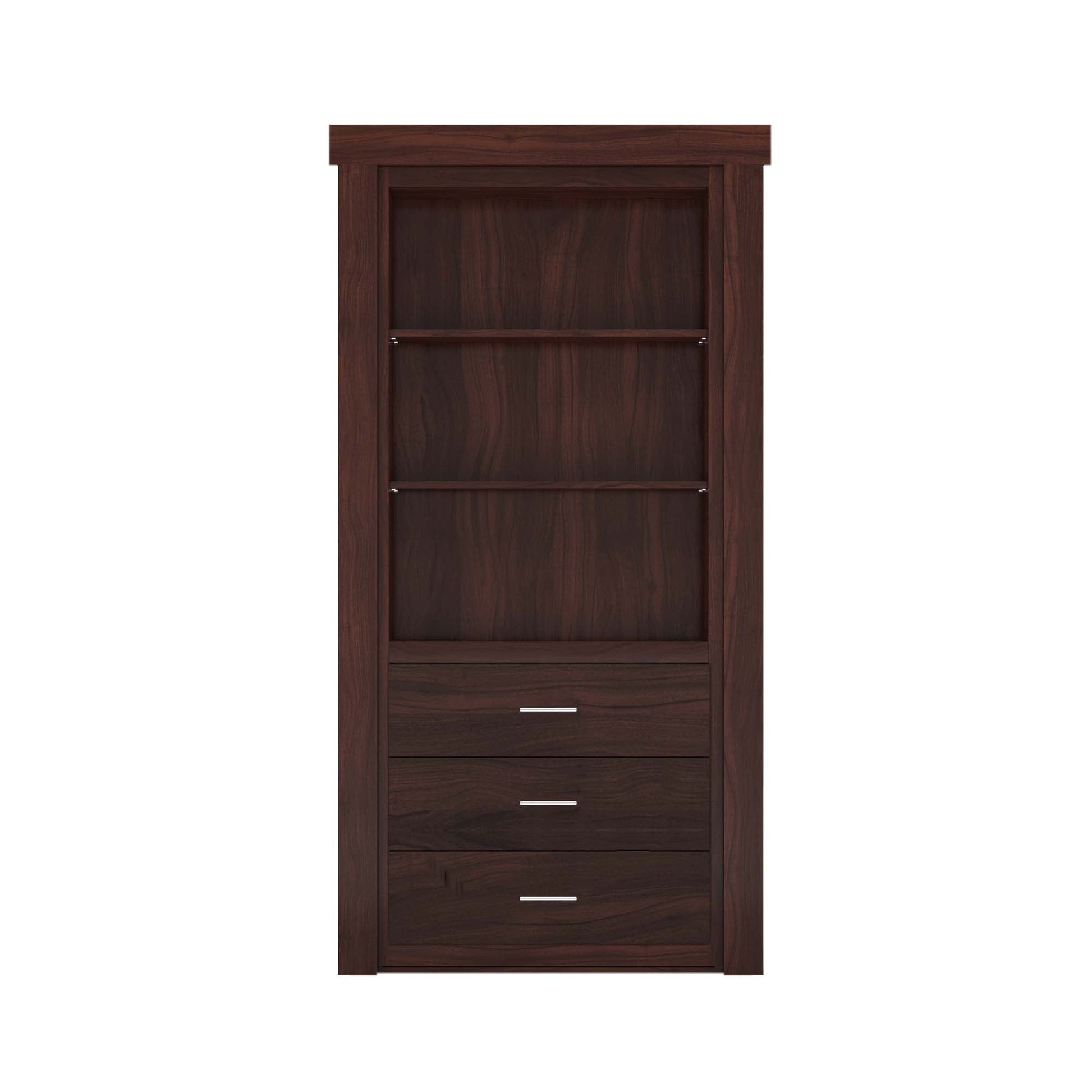 Hidden Flush Mount Walnut Dresser Door - Tampa Home & Garden Store