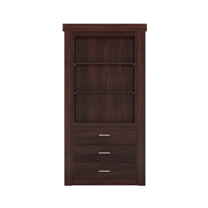 Hidden Flush Mount Walnut Dresser Door - Tampa Home & Garden Store