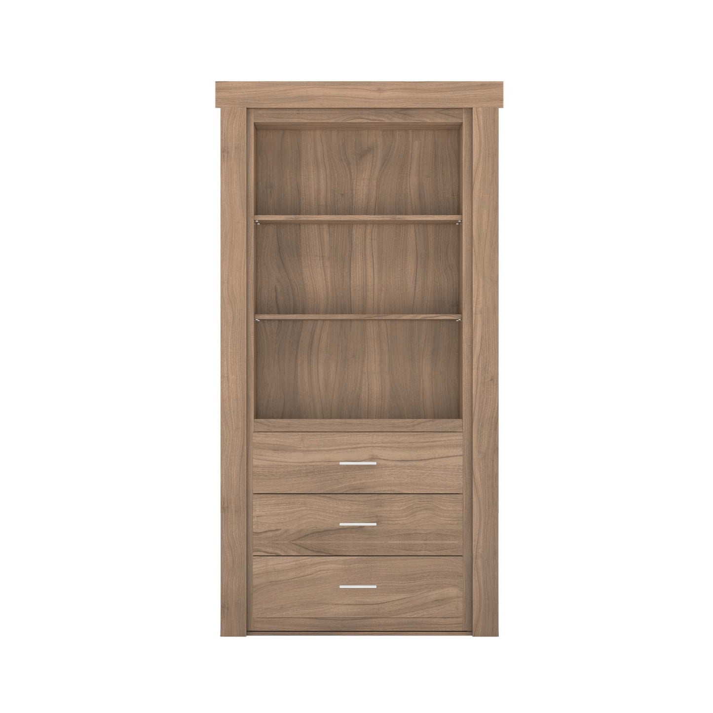 Hidden Flush Mount Walnut Dresser Door - Tampa Home & Garden Store