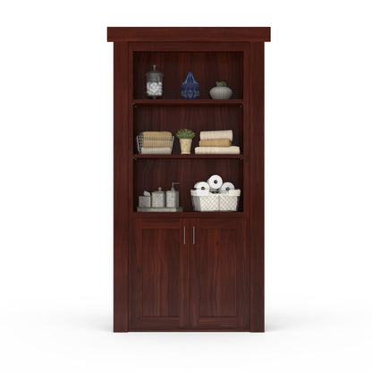 Hidden Flush Mount Walnut Hamper Door - Tampa Home & Garden Store