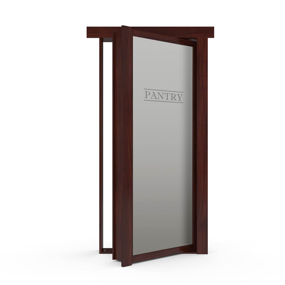 Hidden Flush Mount Walnut Pantry Door - Tampa Home & Garden Store