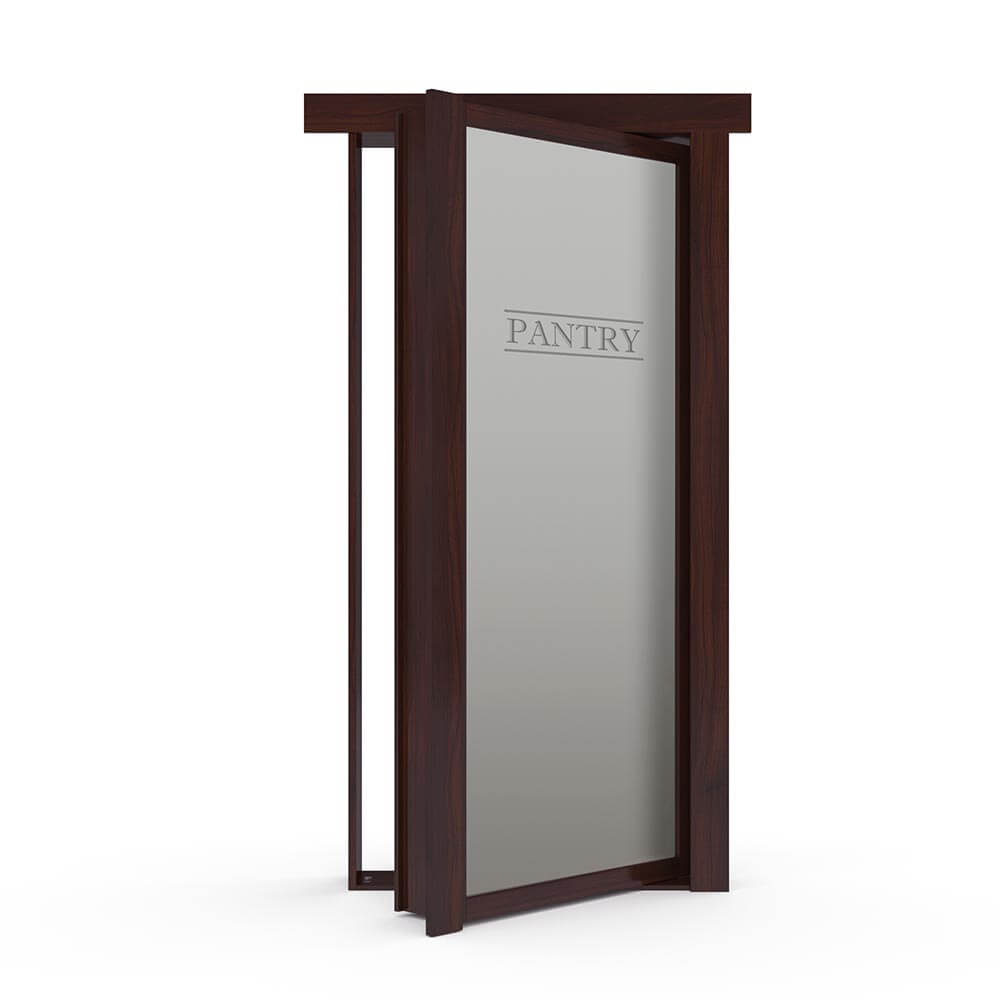 Hidden Flush Mount Walnut Pantry Door - Tampa Home & Garden Store