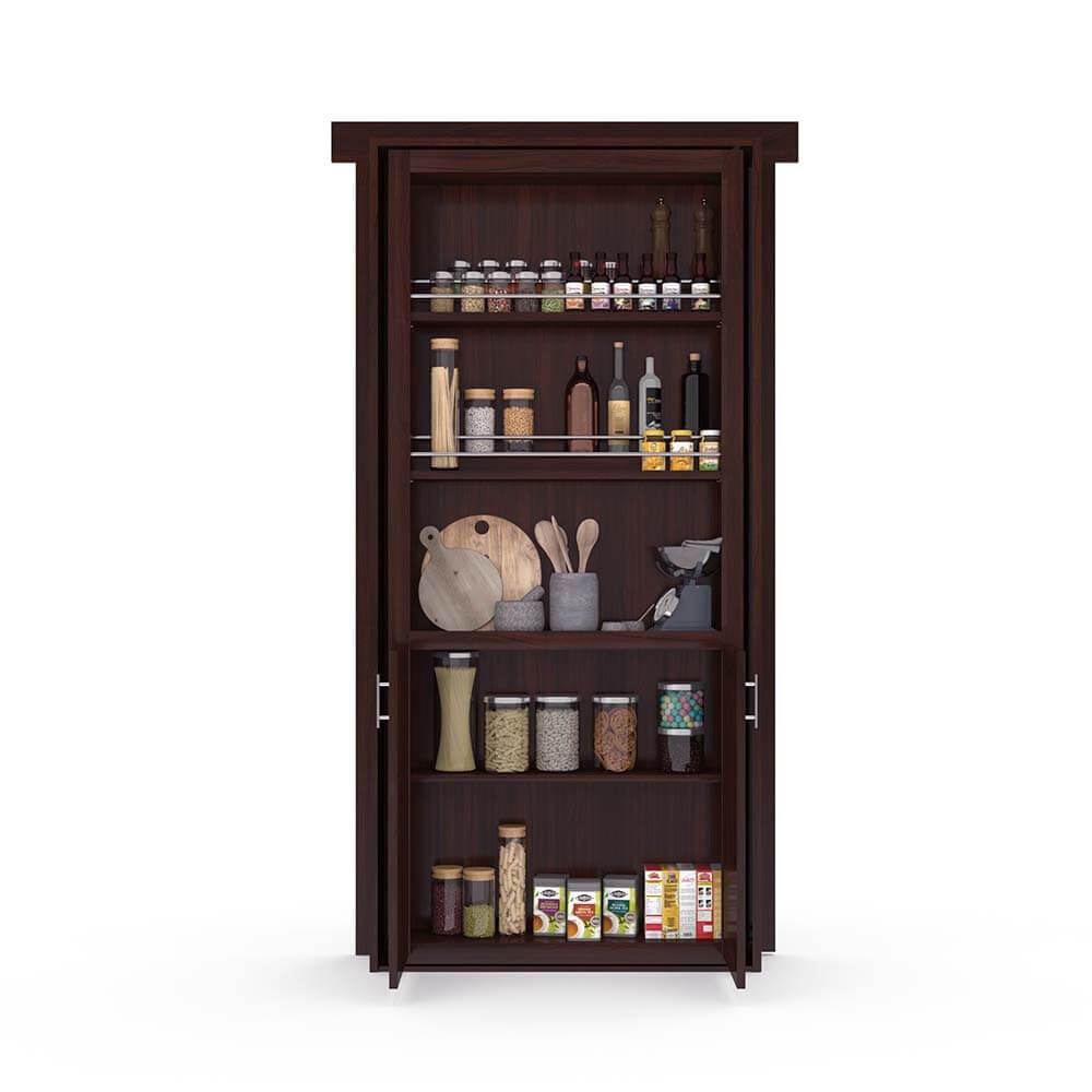 Hidden Flush Mount Walnut Pantry Door - Tampa Home & Garden Store
