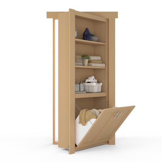 Hidden Hamper Door | Flush Mount Paint Grade - Tampa Home & Garden Store