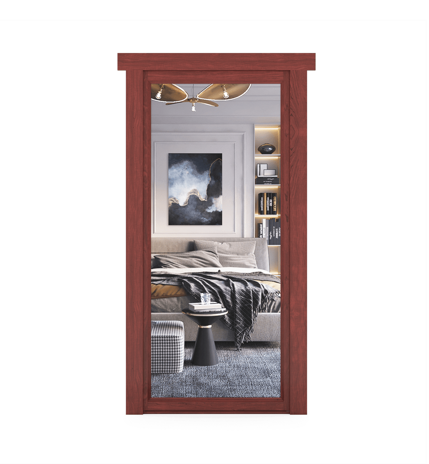 Hidden Maple Mirror Door - Tampa Home & Garden Store