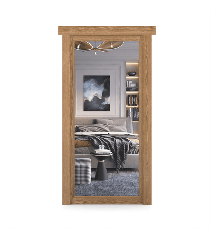 Hidden Oak Mirror Door - Tampa Home & Garden Store