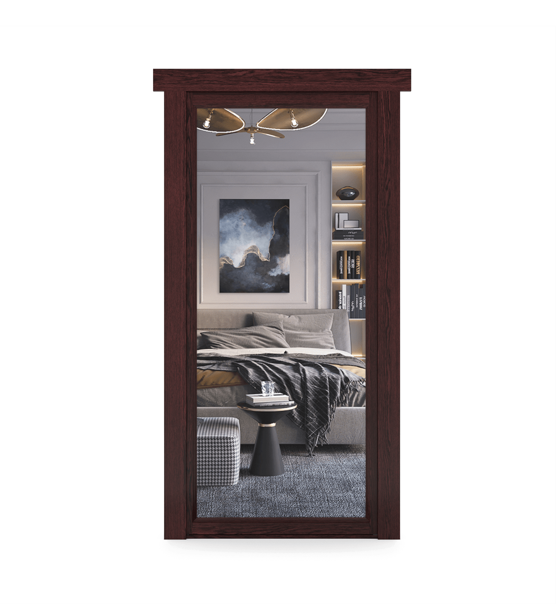 Hidden Oak Mirror Door - Tampa Home & Garden Store
