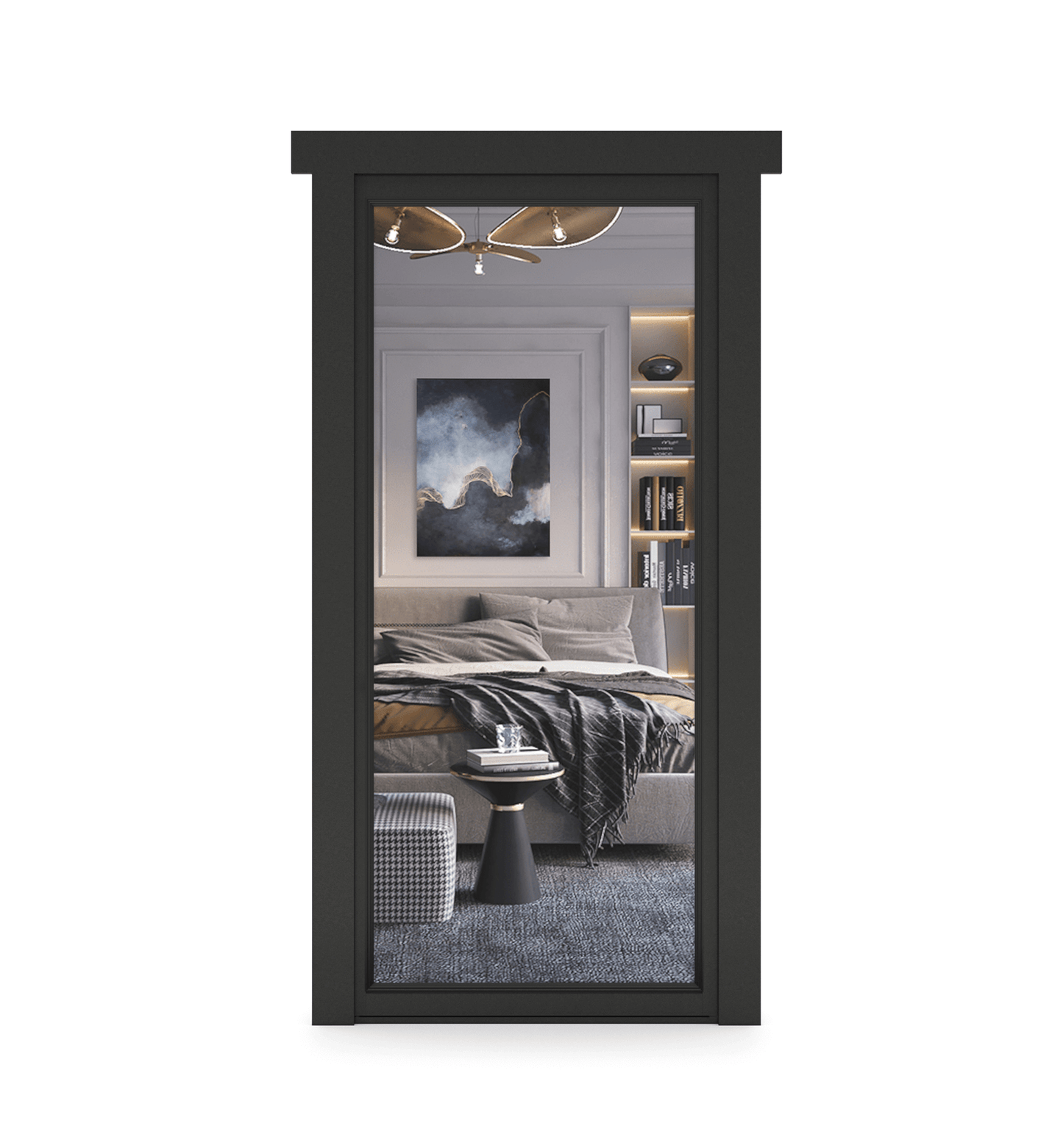 Hidden Paint Grade Mirror Door - Tampa Home & Garden Store