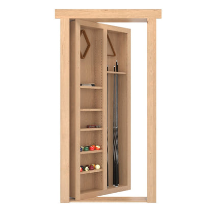 Hidden Pool Cue Door | Flush Mount Knotty Alder - Tampa Home & Garden Store