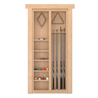 Hidden Pool Cue Door | Flush Mount Knotty Alder - Tampa Home & Garden Store