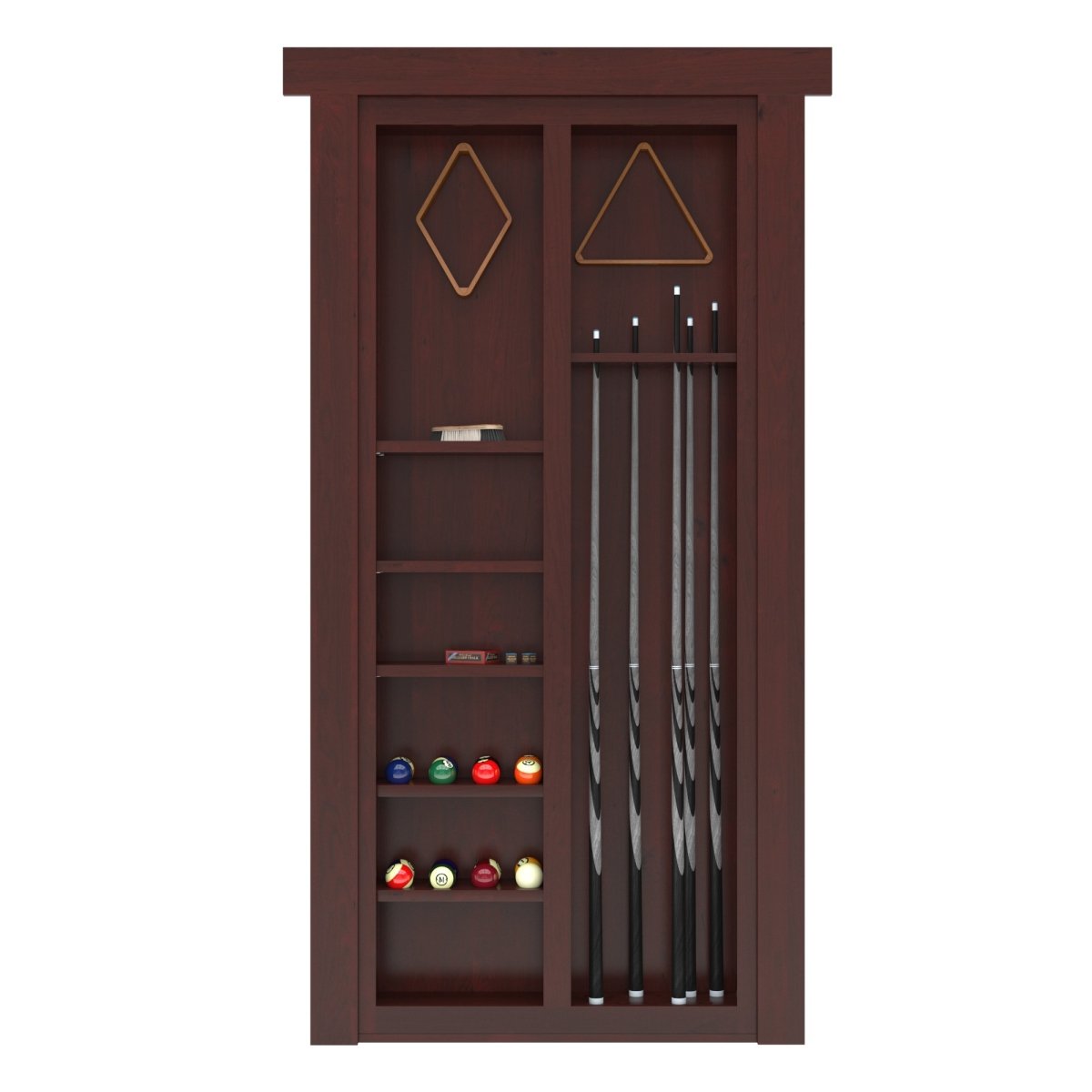 Hidden Pool Cue Door | Flush Mount Knotty Alder - Tampa Home & Garden Store