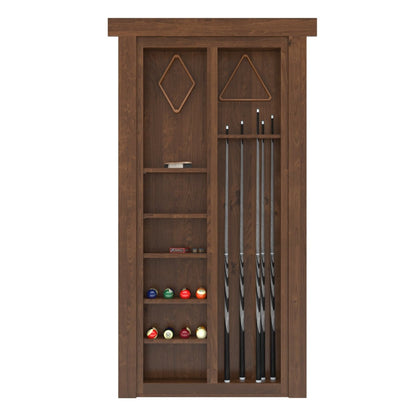 Hidden Pool Cue Door | Flush Mount Knotty Alder - Tampa Home & Garden Store