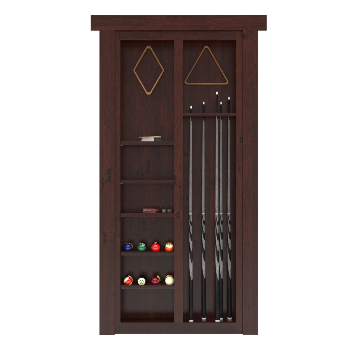 Hidden Pool Cue Door | Flush Mount Knotty Alder - Tampa Home & Garden Store