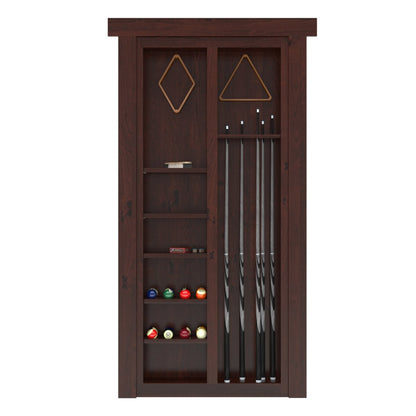 Hidden Pool Cue Door | Flush Mount Knotty Alder - Tampa Home & Garden Store