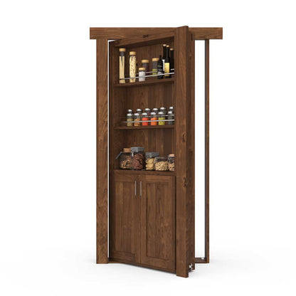 Hidden Room Spice Rack Door | Flush Mount Knotty Alder - Tampa Home & Garden Store