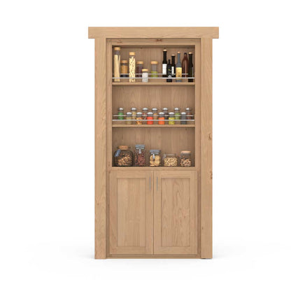 Hidden Room Spice Rack Door | Flush Mount Knotty Alder - Tampa Home & Garden Store