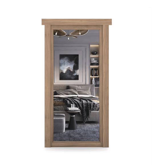 Hidden Walnut Mirror Door - Tampa Home & Garden Store