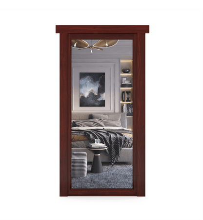Hidden Walnut Mirror Door - Tampa Home & Garden Store