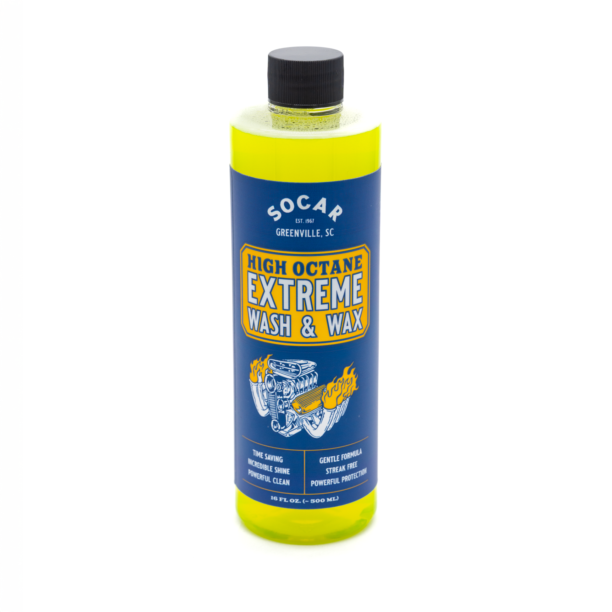 High Octane Extreme Ceramic Wash & Wax – Super Hydrophobic Car Soap for Shine & Protection - Tampa Home & Garden Store