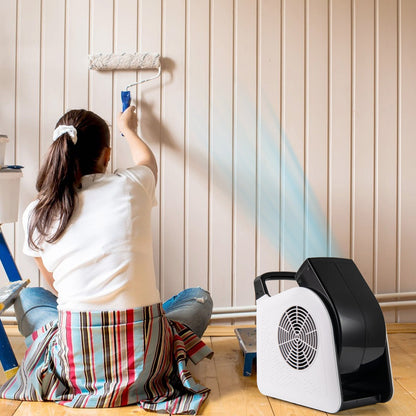 Ventilador Soplador de Alta Velocidad con 3 Velocidades y Cabezal Giratorio de 185°