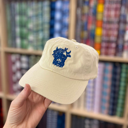 Highland Coo Hairy Cow Embroidered Hat - Multiple Customizable Options - Tampa Home & Garden Store