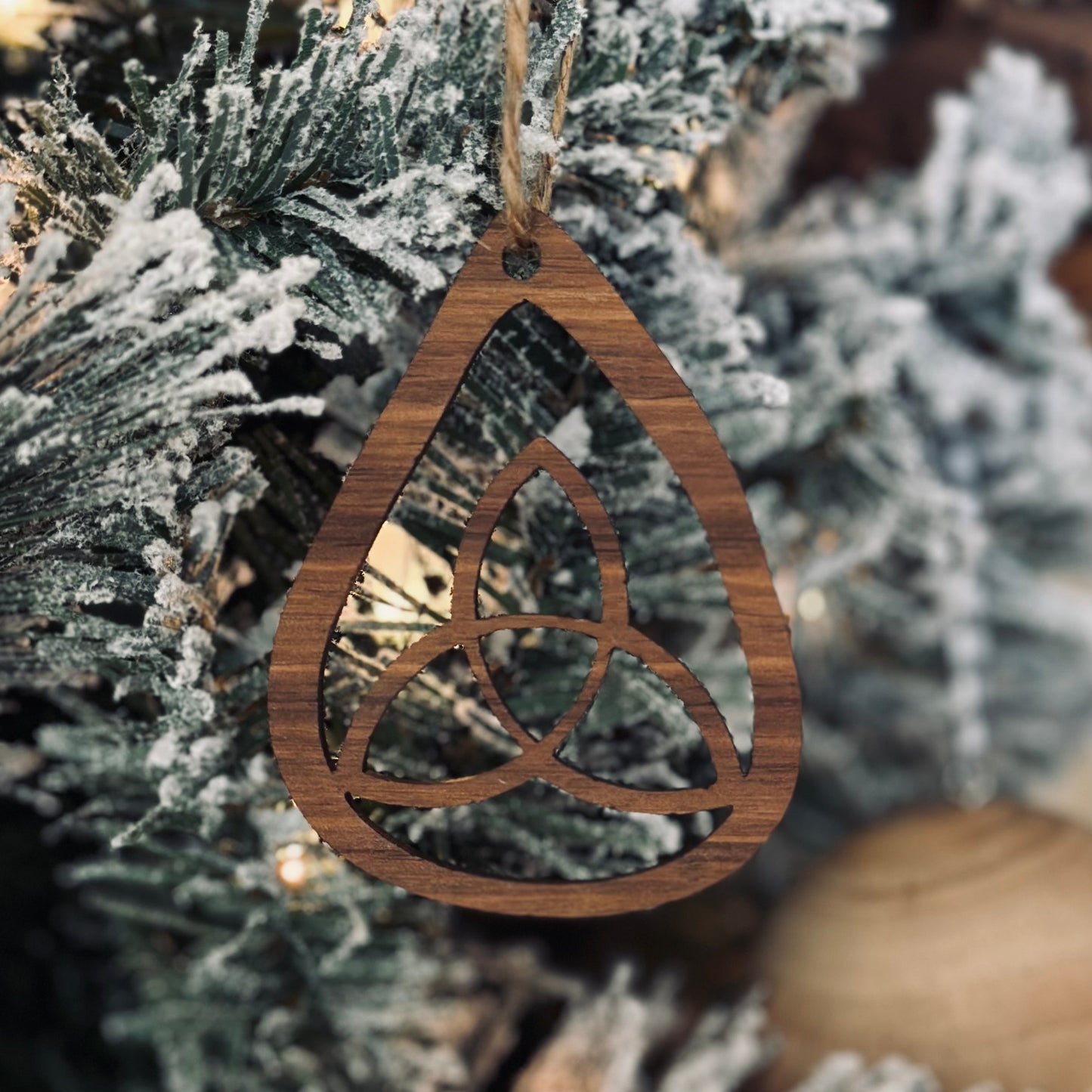 Highland Coo Hairy Cow - Wooden Ornament Collection by Acorn & Fox - Tampa Home & Garden Store