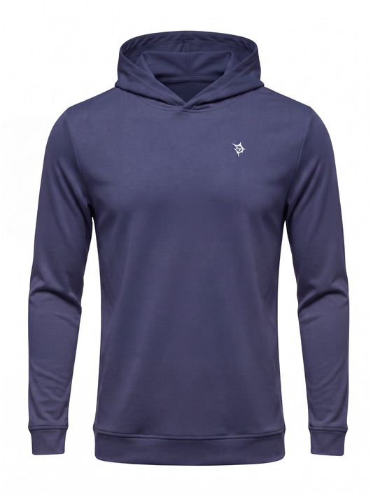 Hillside Hoodie navy sweatshirt with white logo White Water Life on Tampa Home & Garden Store