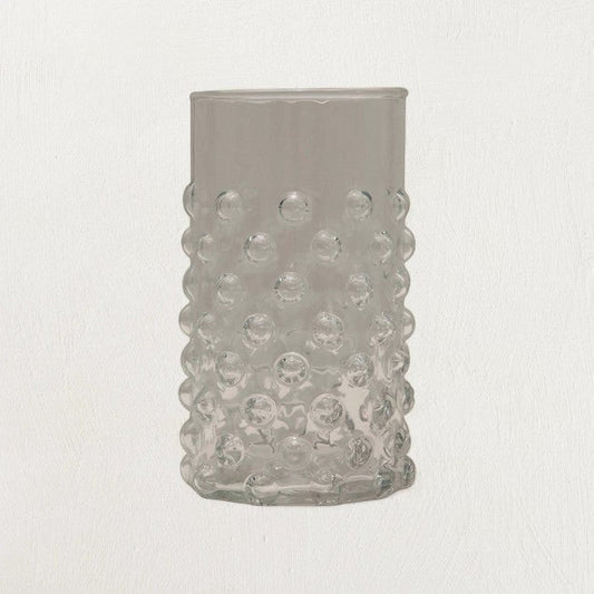 Hobnail Clear 12oz Drinking Glass - Tampa Home & Garden Store