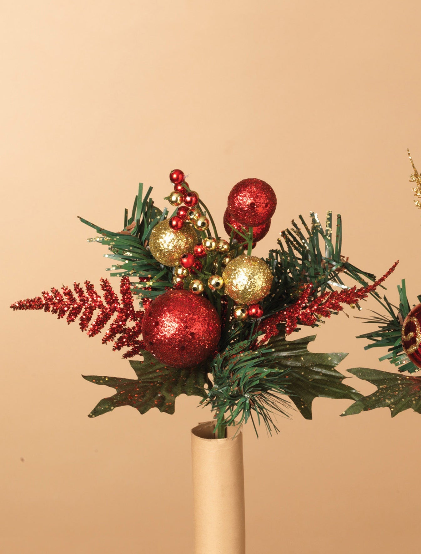Holiday Sparkle Pick - 7 Inch - Swirl Balls - Tampa Home & Garden Store
