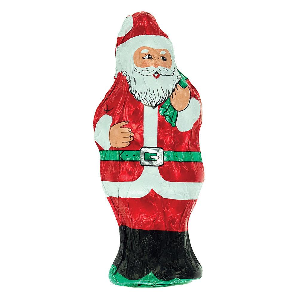 Hollow Foil Wrapped Santa - 5.25 oz - Tampa Home & Garden Store