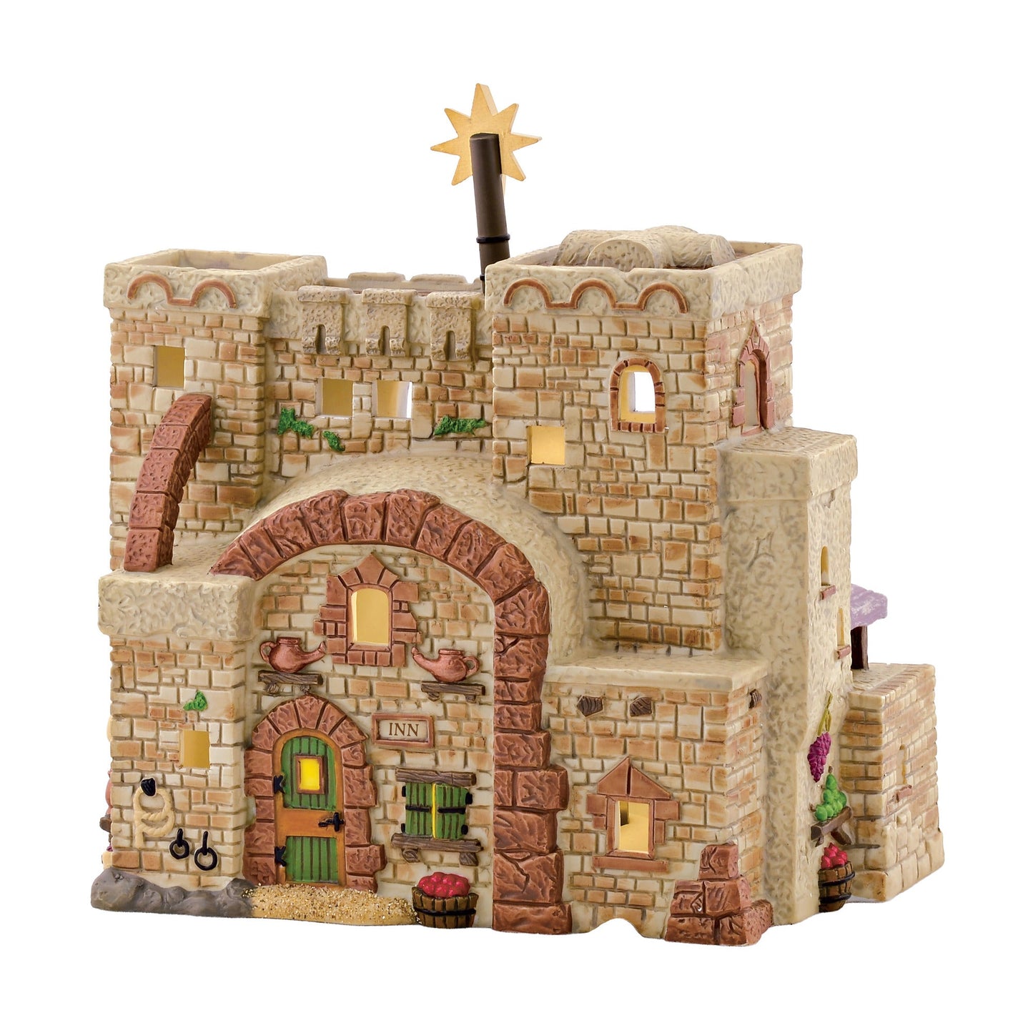 Holy Land Little Town Of Bethlehem - The Inn Lit House - Tampa Home & Garden Store
