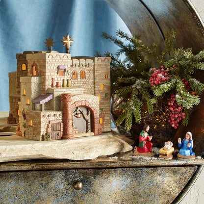 Holy Land Little Town Of Bethlehem - The Inn Lit House - Tampa Home & Garden Store