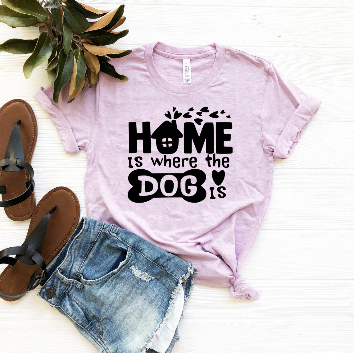 Home Is Where The Dog Is T-Shirt - Tampa Home & Garden Store