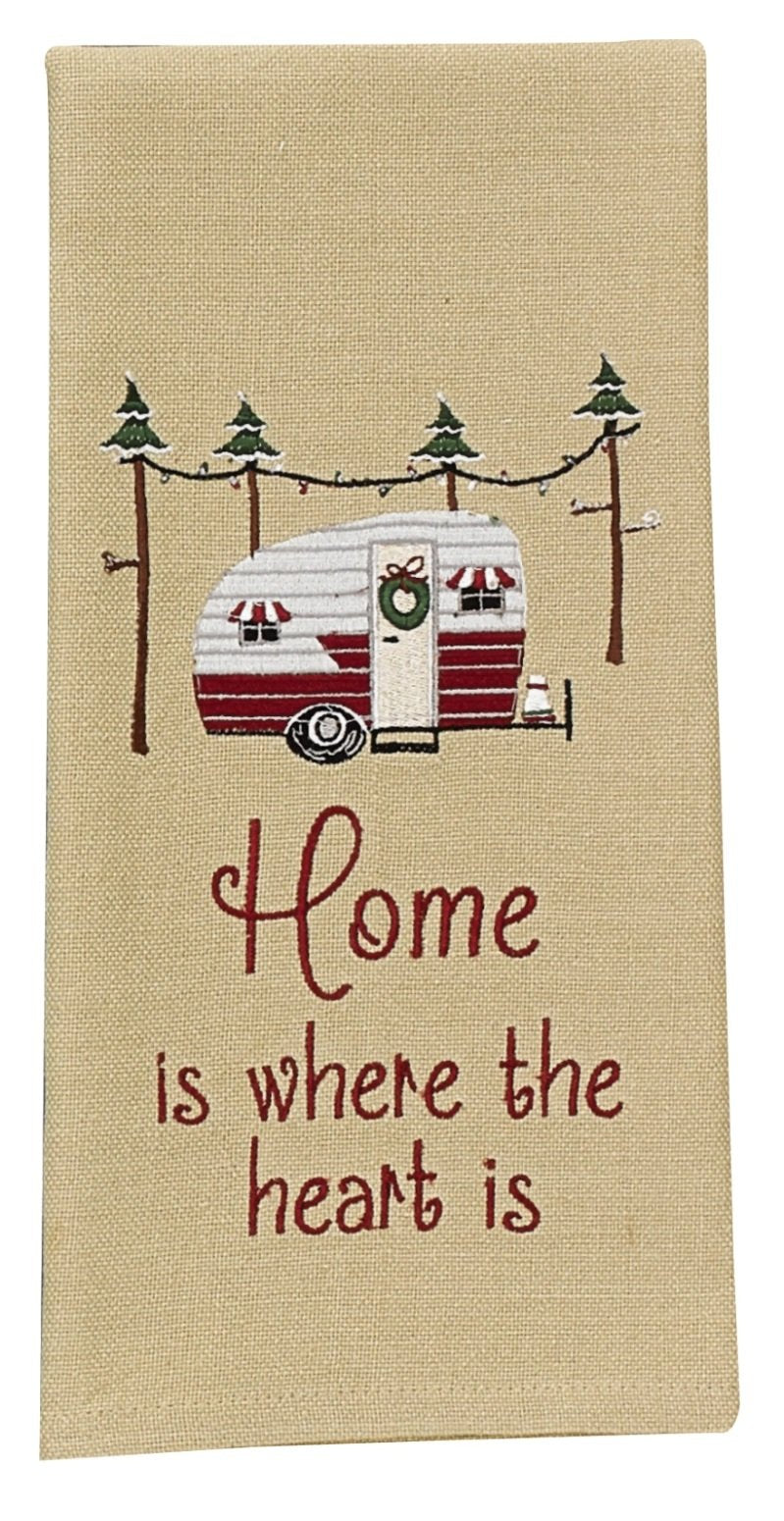 Home Is Where The Heart is Dish Towel - Tampa Home & Garden Store