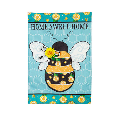 Home Sweet Home Bee Linen Garden Flag - Tampa Home & Garden Store