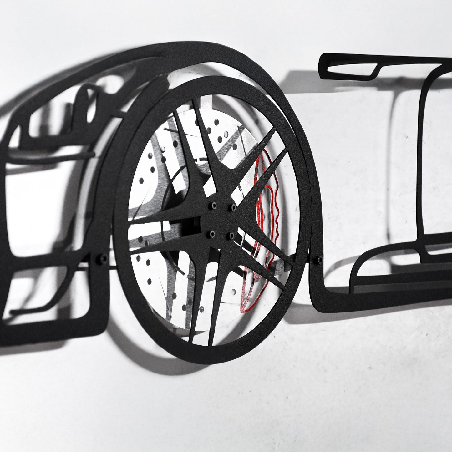 Honda S2000 Wall Art – JDM Steel Silhouette with Spinning Wheels-KAFMEKA029 - Tampa Home & Garden Store