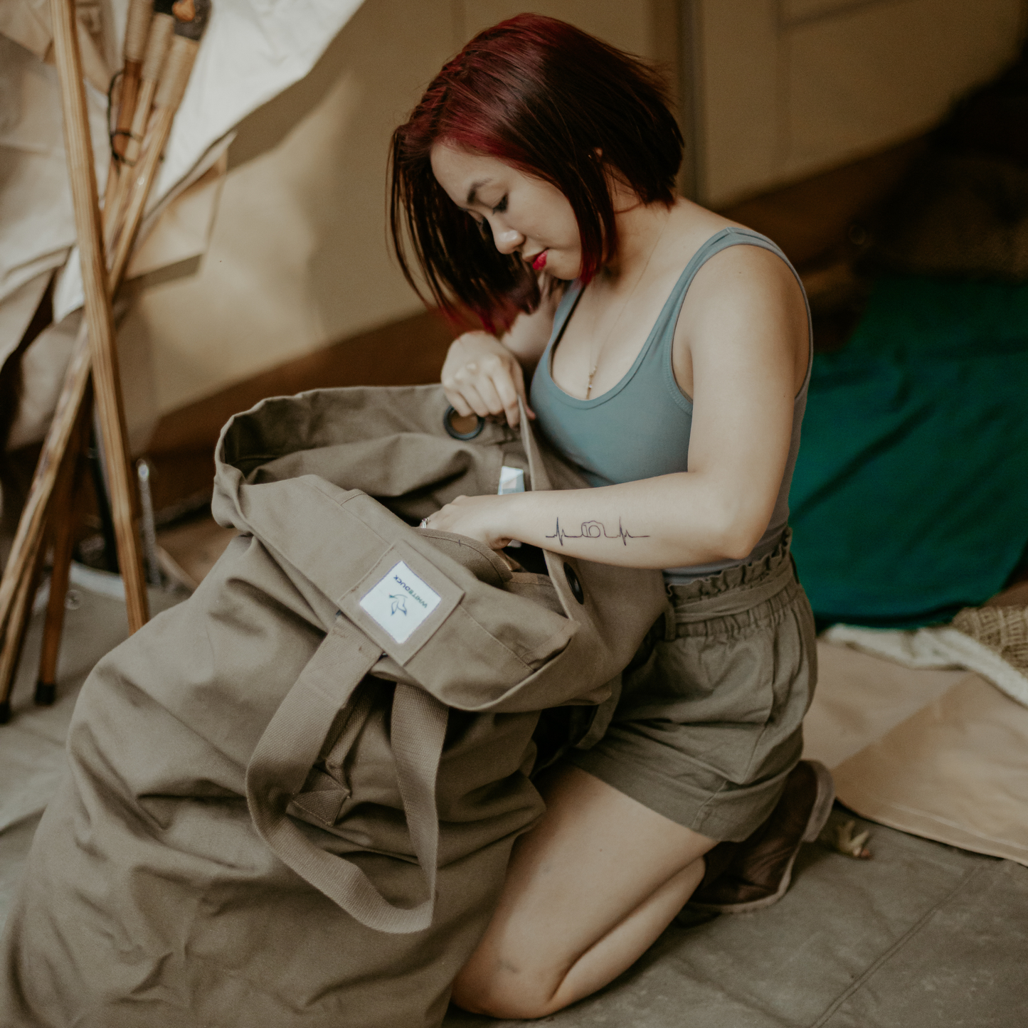 Hoplite Canvas Top Load Bag - Tampa Home & Garden Store