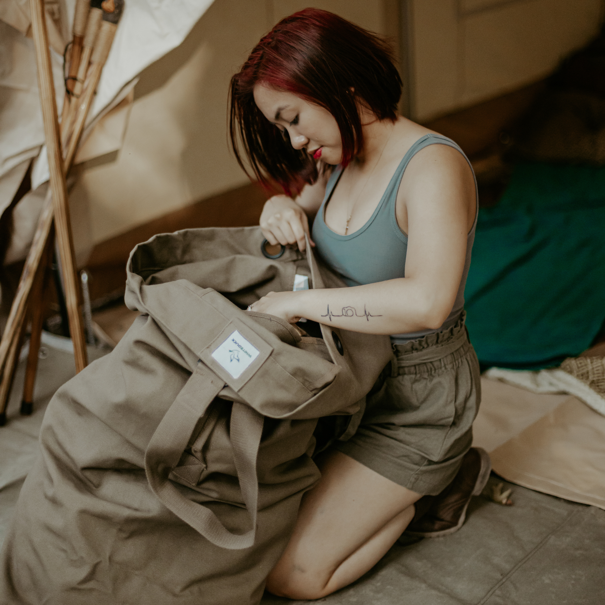 Hoplite Canvas Top Load Bag - Tampa Home & Garden Store