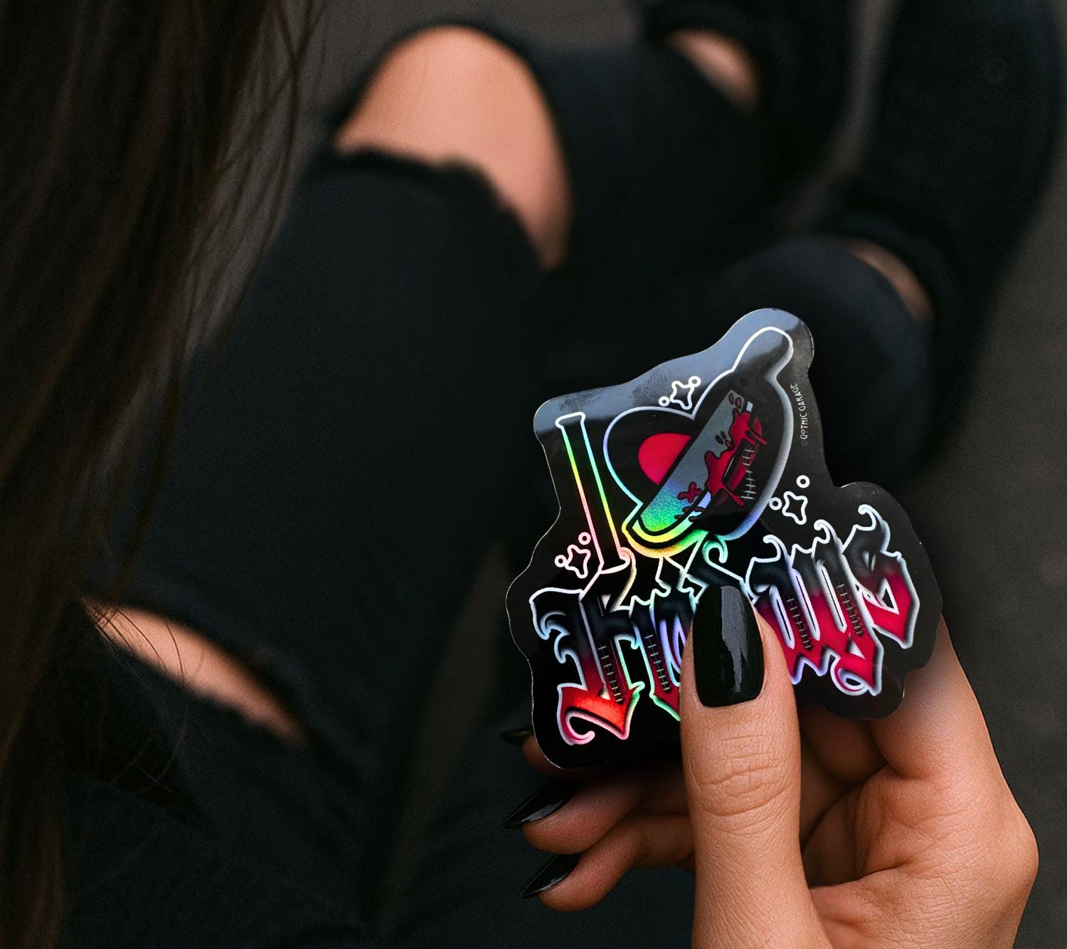 Horror Friday Nights, Waterproof Die Cut Sticker, Choose Between Glossy or Holographic, Perfect to Add Scariness to any Surface - Tampa Home & Garden Store
