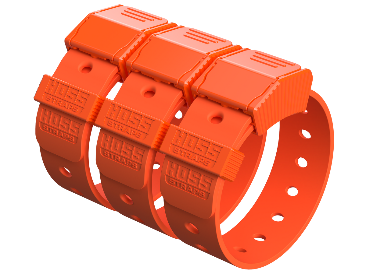 Gear Straps 12-Inch orange modular segments set of four by Hoss Straps camping tools on Tampa Home & Garden Store