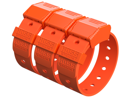 Gear Straps 12-Inch orange modular segments set of four by Hoss Straps camping tools on Tampa Home & Garden Store