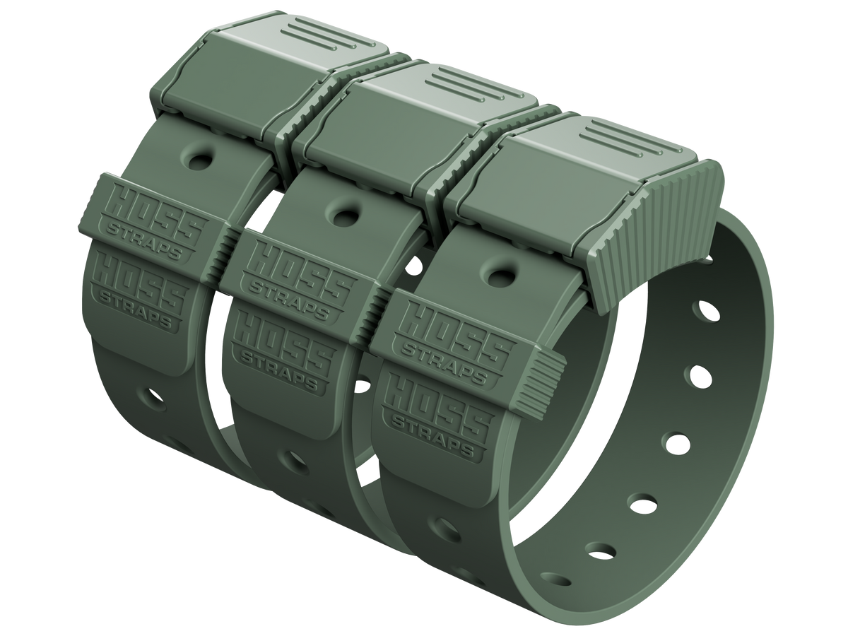 Gear Straps 12-Inch Hoss Straps olive green modular strap segments on Tampa Home & Garden Store