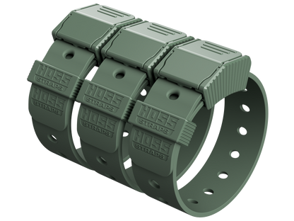 Gear Straps 12-Inch Hoss Straps olive green modular strap segments on Tampa Home & Garden Store